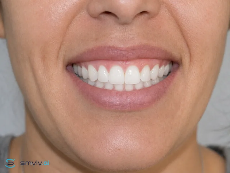 After: Smyly teeth-whitening simulation