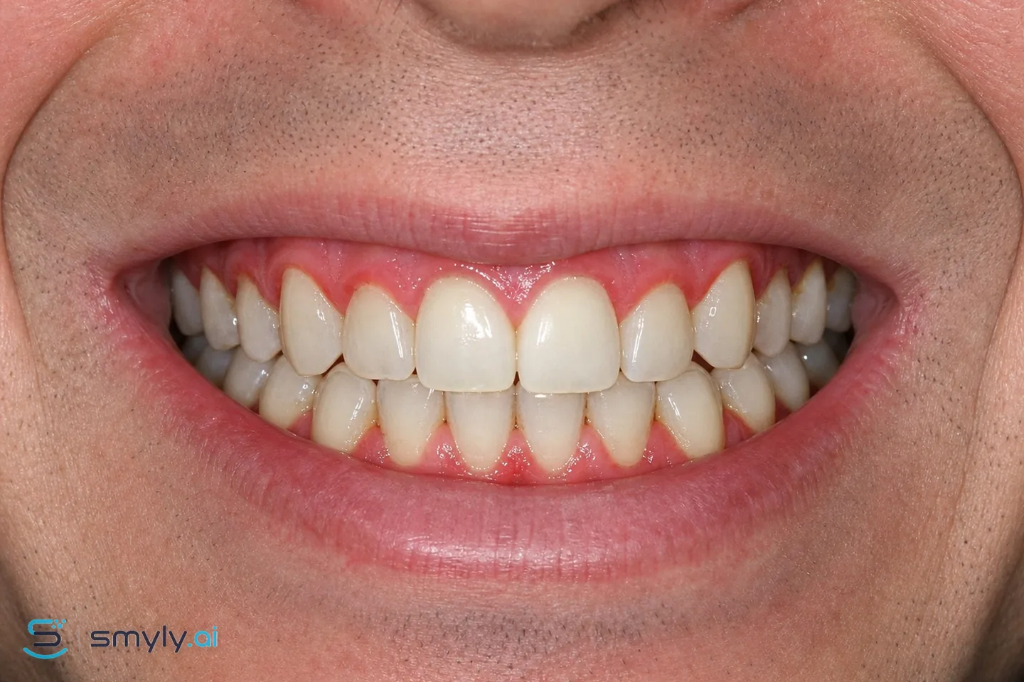 Before: sample smile before healthy gums